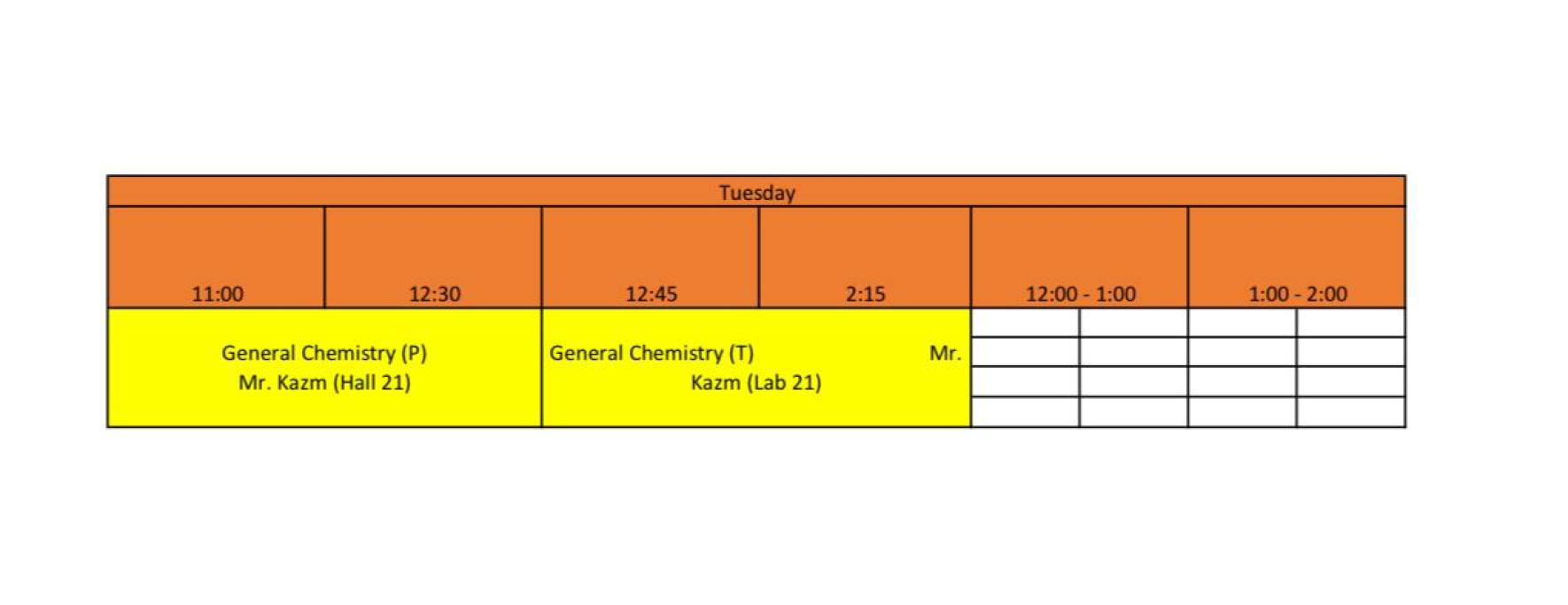 course